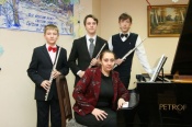 Трио с преподавателем Натальей Евгеньевной Савченко